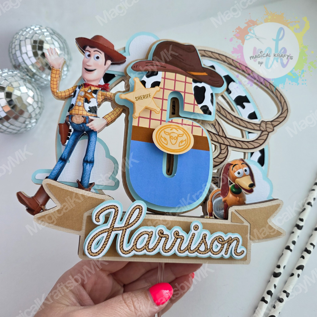 Cowboy Cake Topper