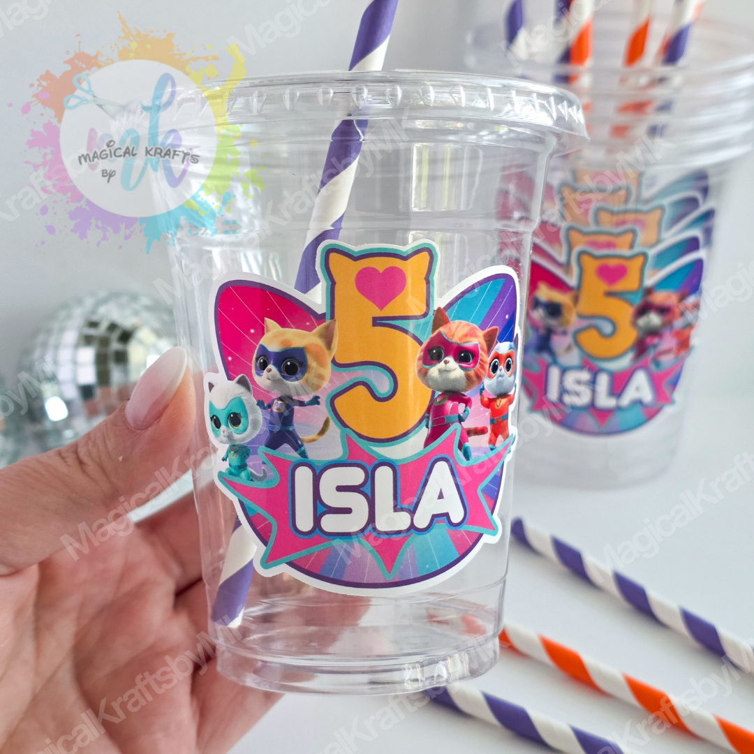 Kitty Heroes Party Cups