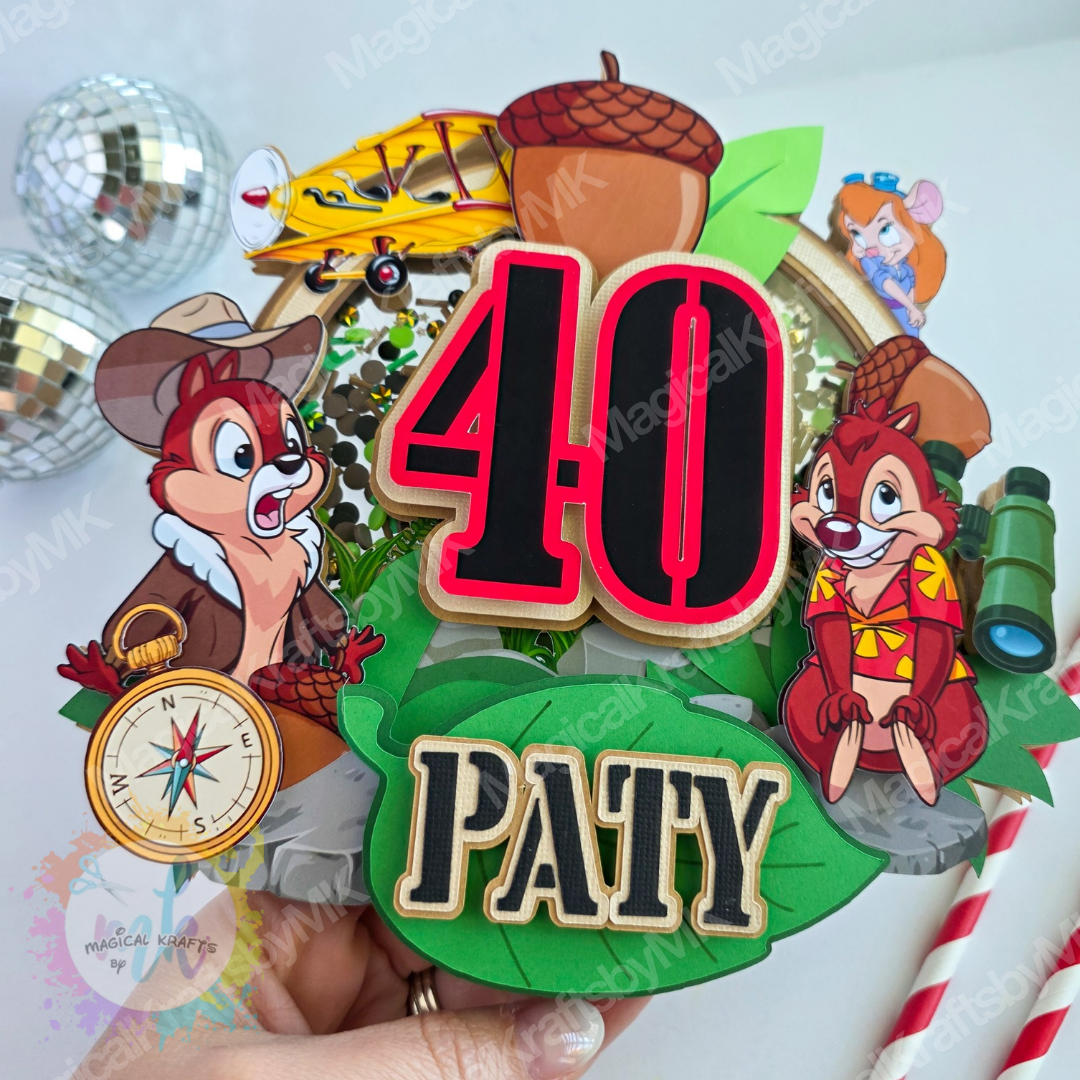 Rescue Rangers Cake Topper