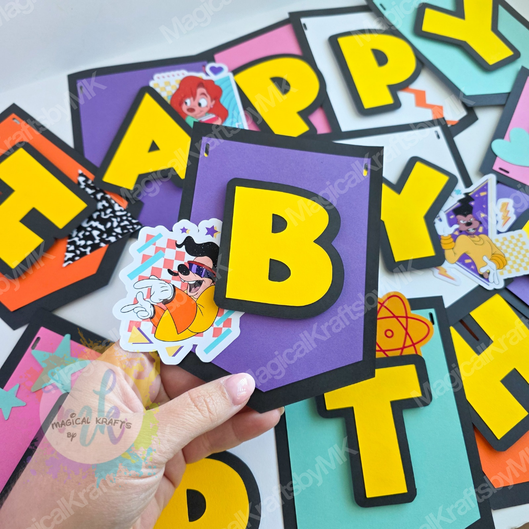 Retro Goofy Movie Banner