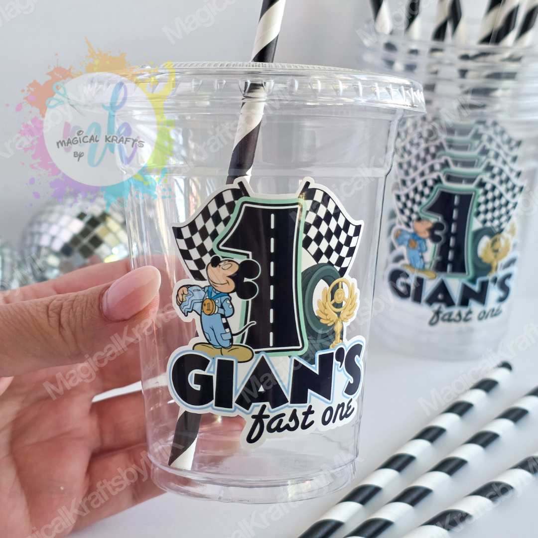 Fast One Mickey Racer Party Cups