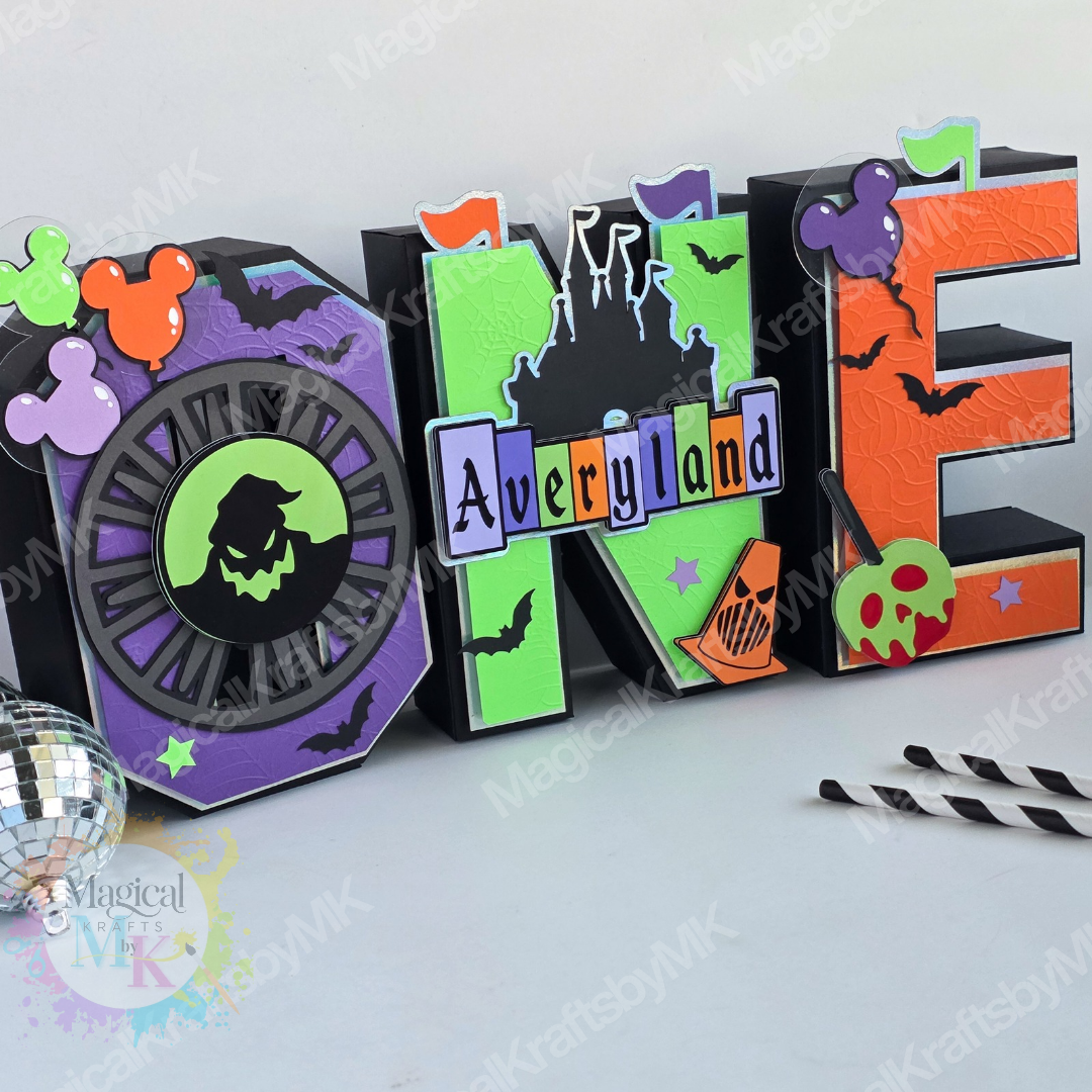 Not So Scary 3D Letters/Numbers