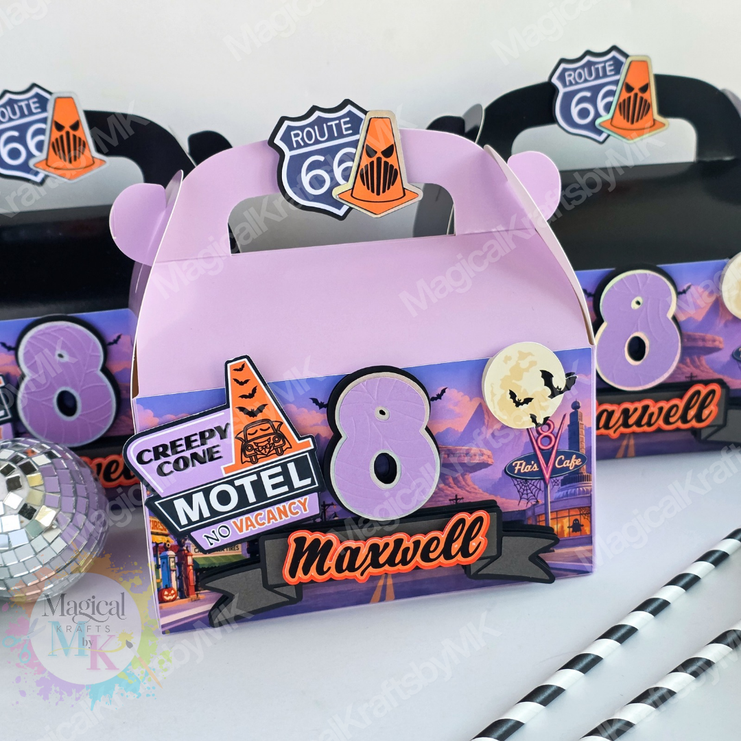 Creepy Cozy Cone Favor Boxes