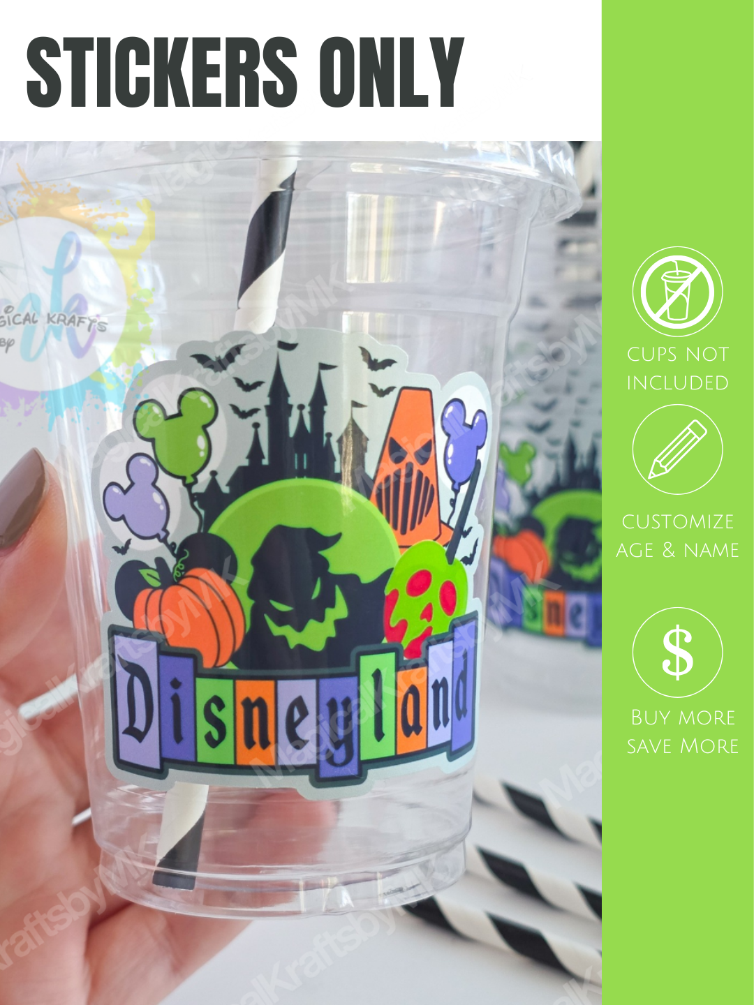 Stickers Only:Not So Scary Halloween Sticker Sheets (Physical)