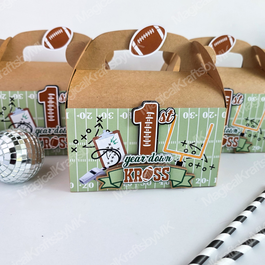 First Year Down Favor Boxes