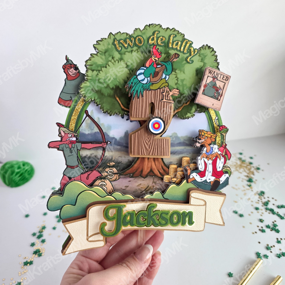 Ooh De Lally Cake Topper