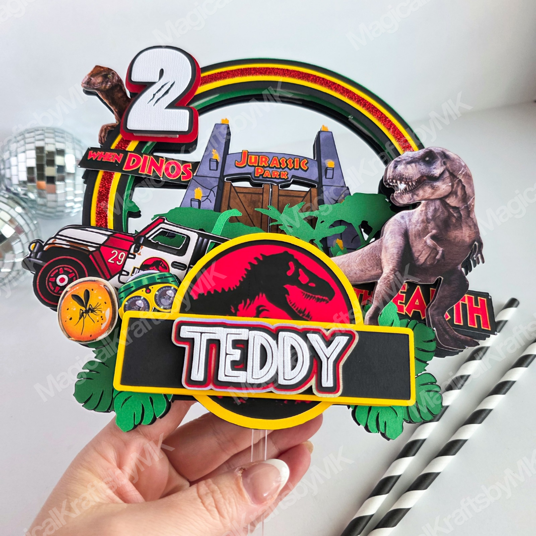 Life Finds a Way Cake Topper