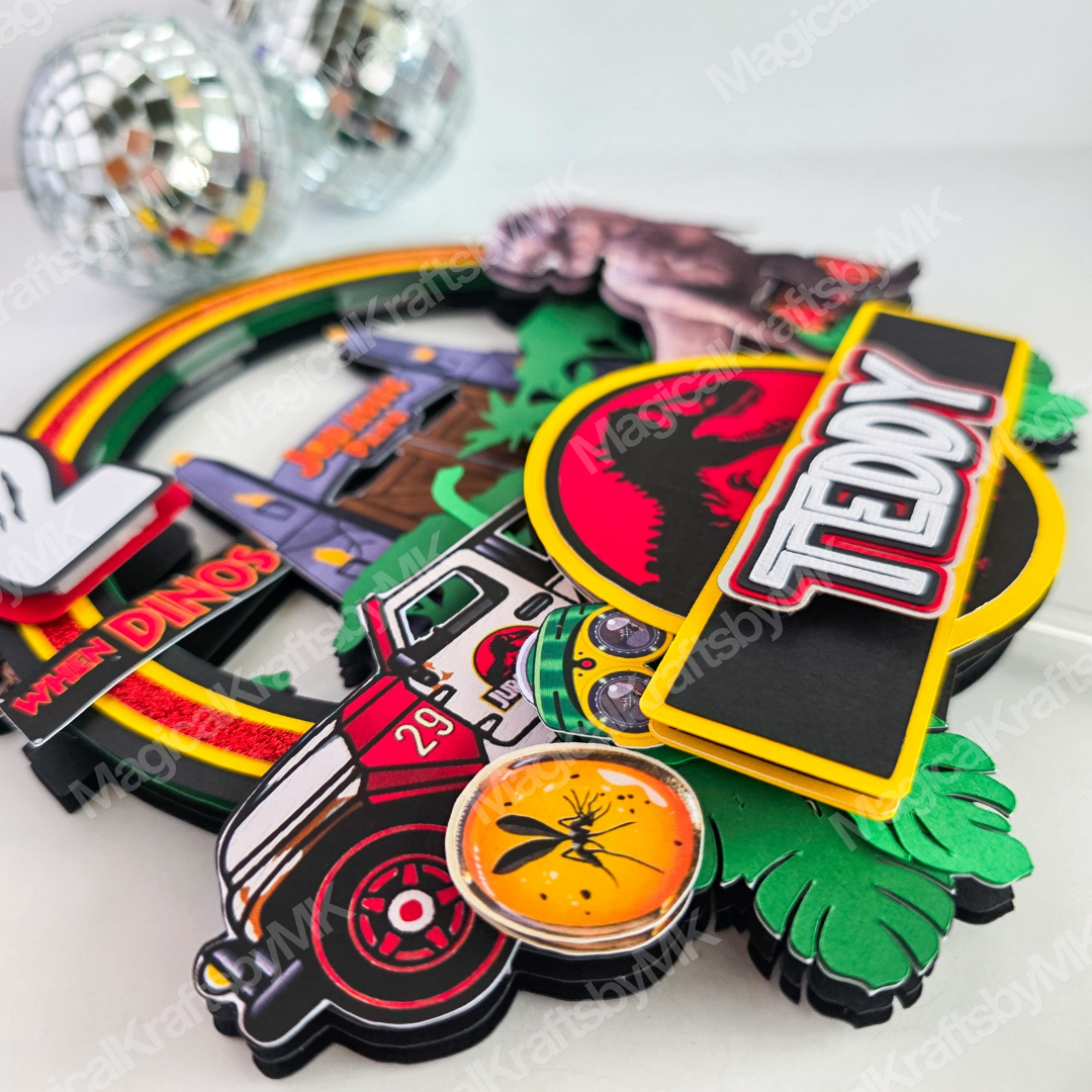 Life Finds a Way Cake Topper