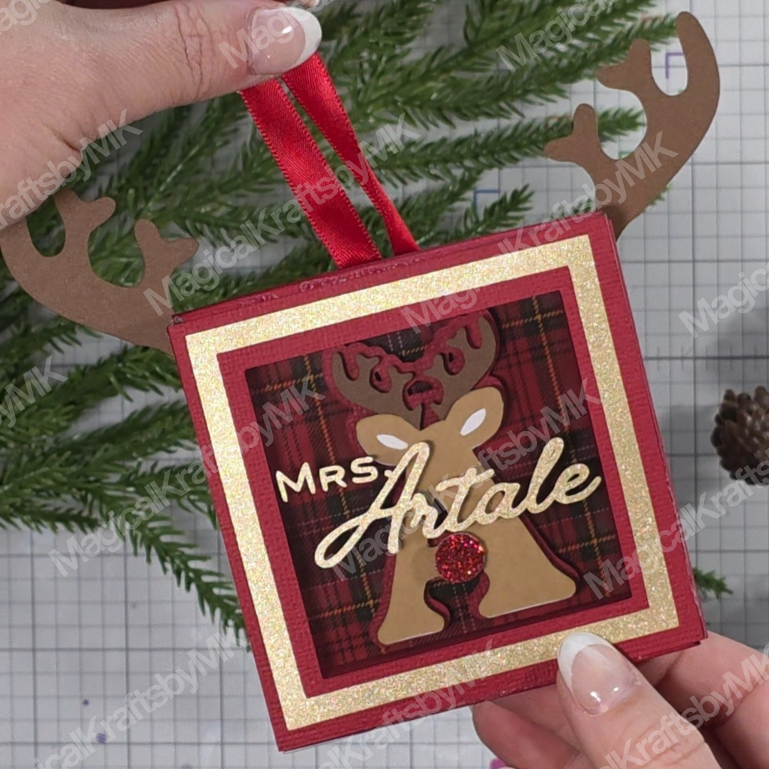 Shadow Box Ornament: Deer