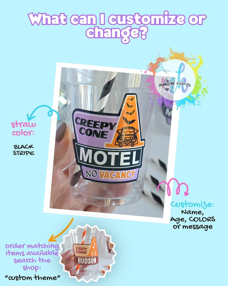 Creepy Cozy Cone Party Cups