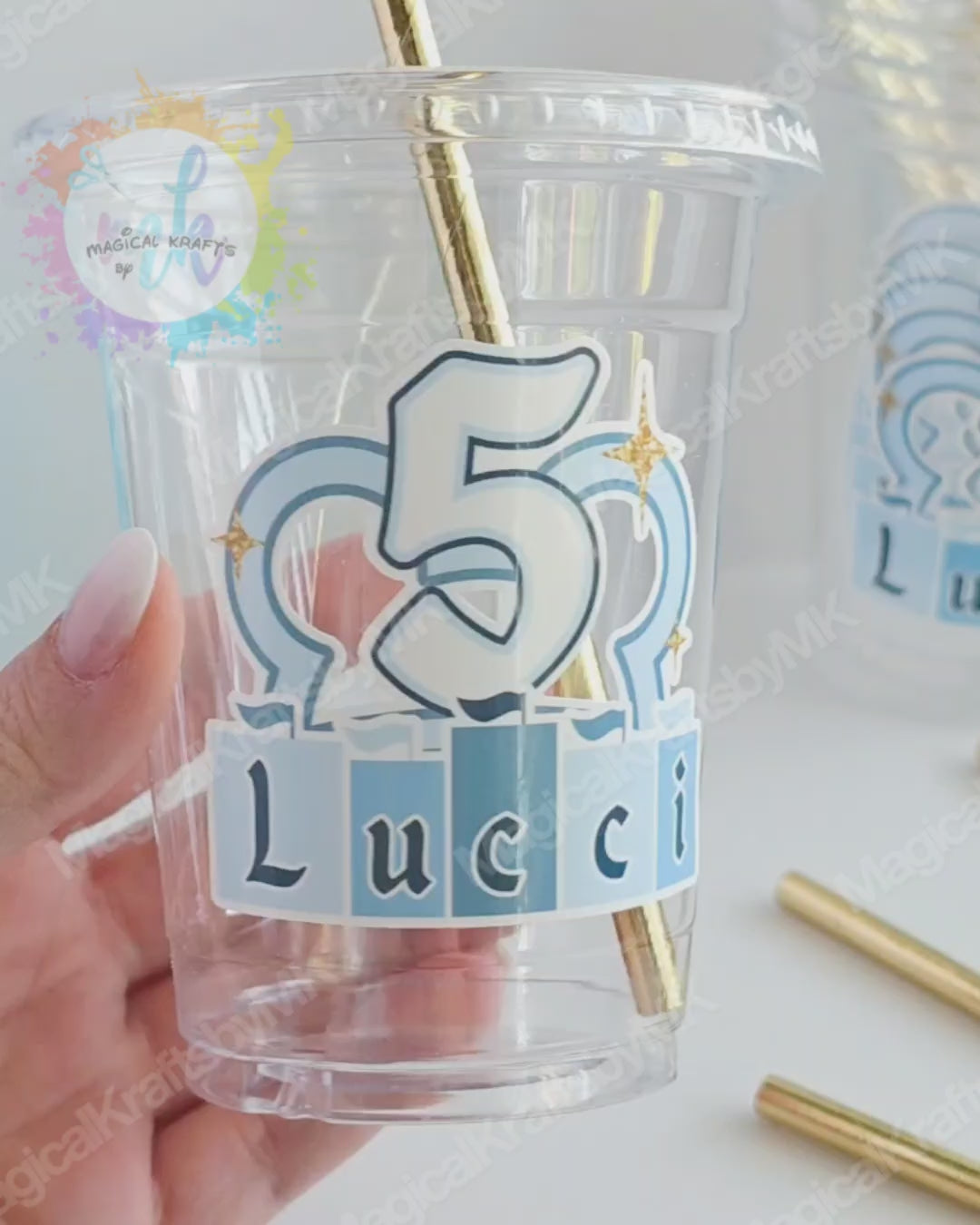 Blue Hues Park Party Cups