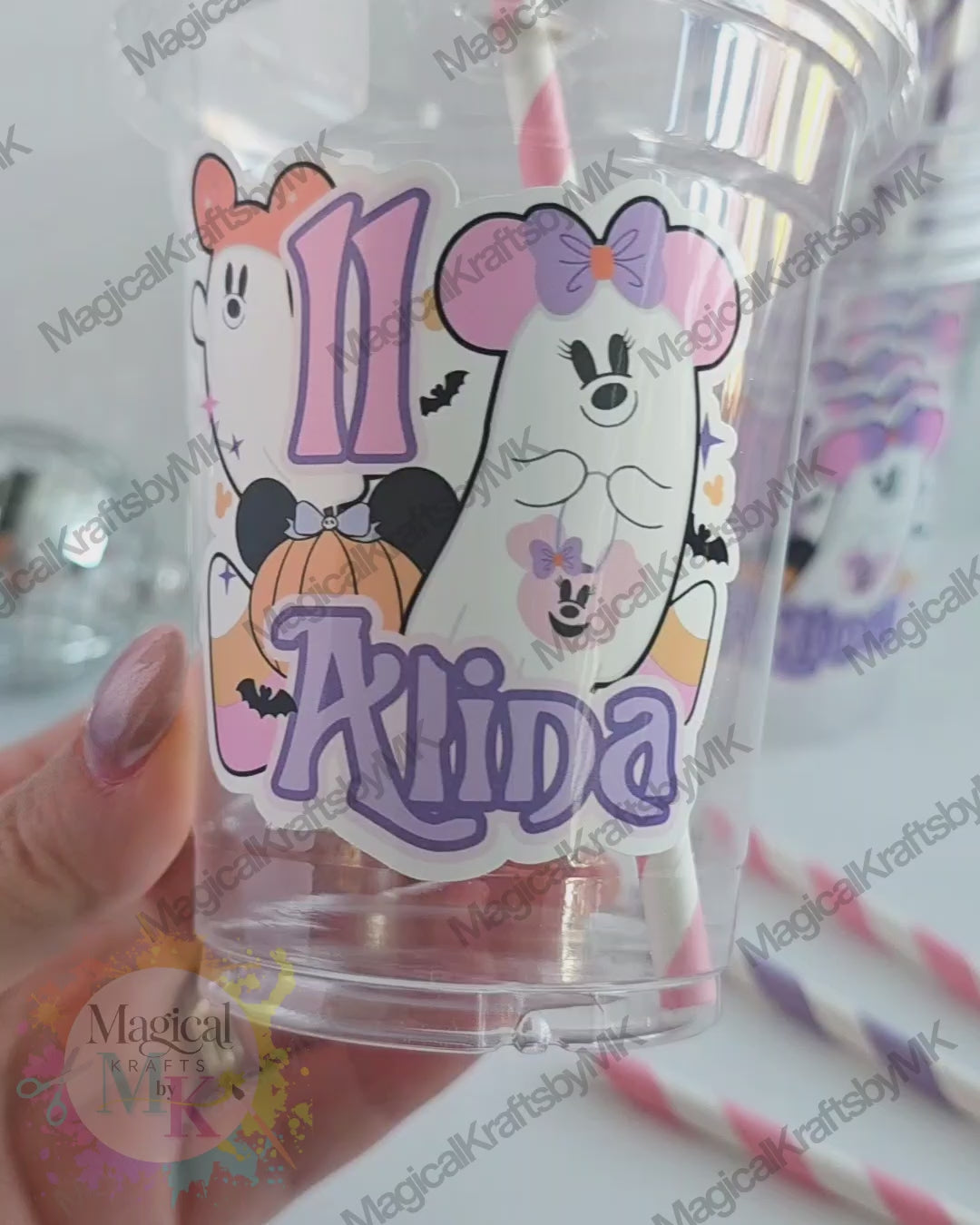 Stickers Only: Pink Cutie Ghost Sticker Sheets (Copy)