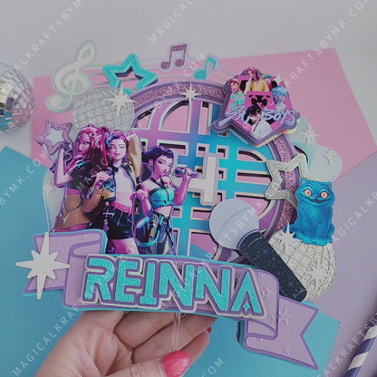 Kpop Cake Topper: 3D Version