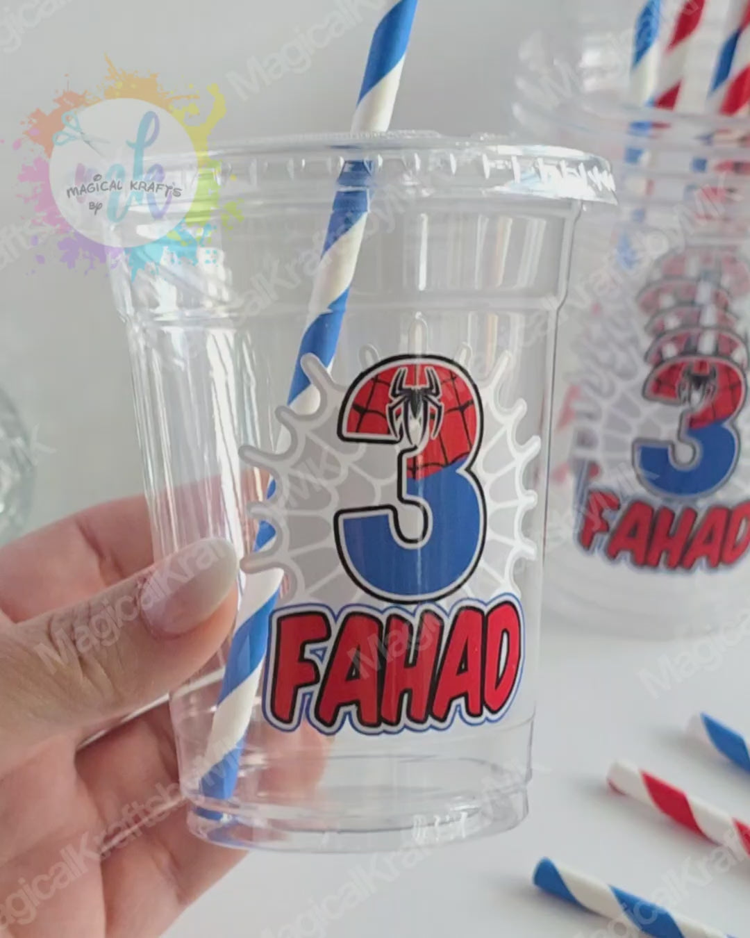 Spiderman Party Cups