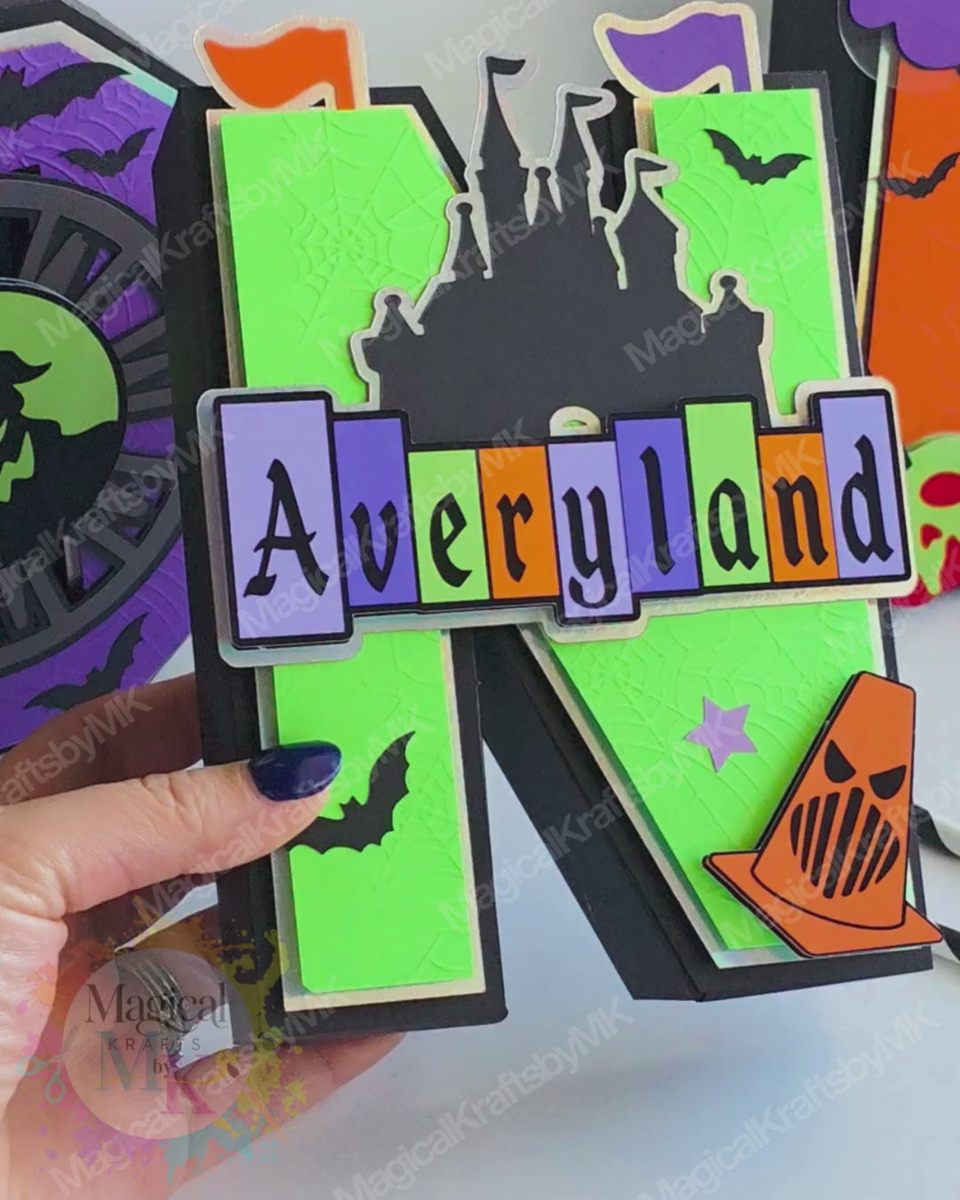 Not So Scary 3D Letters/Numbers