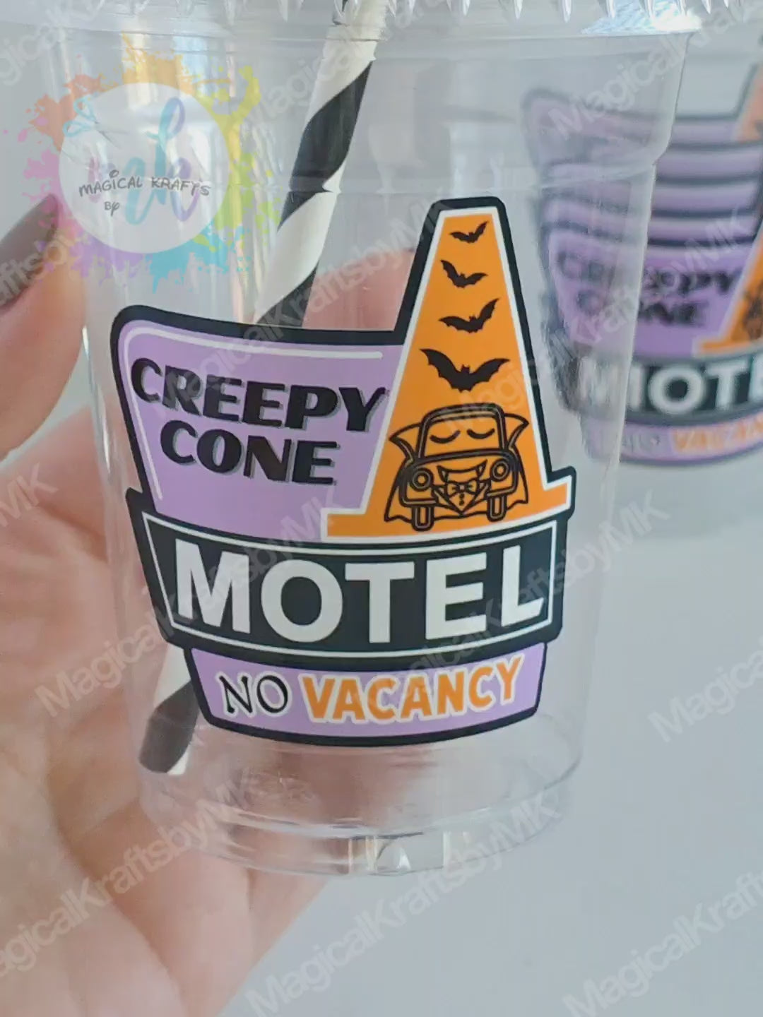 Creepy Cozy Cone Party Cups