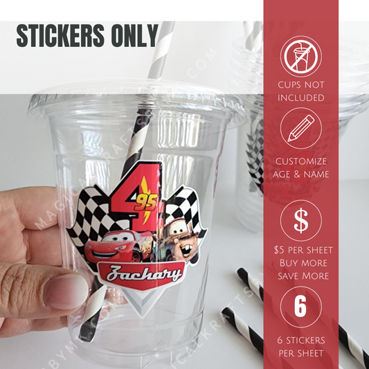Stickers Only: Route 66 Sticker Sheets (Physical)