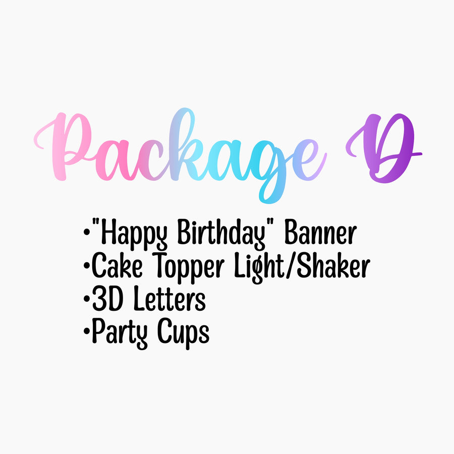 Party Package D