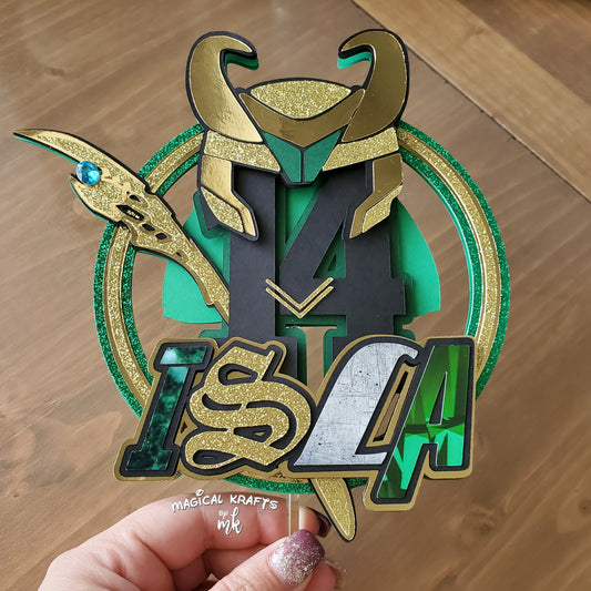 Loki Cake Topper