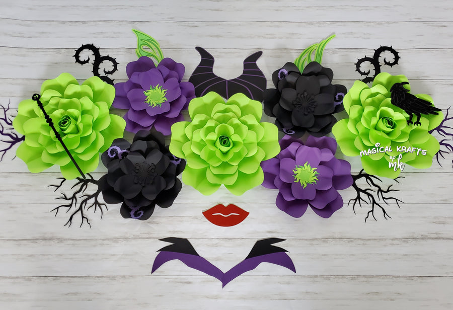 Maleficent Flower Set