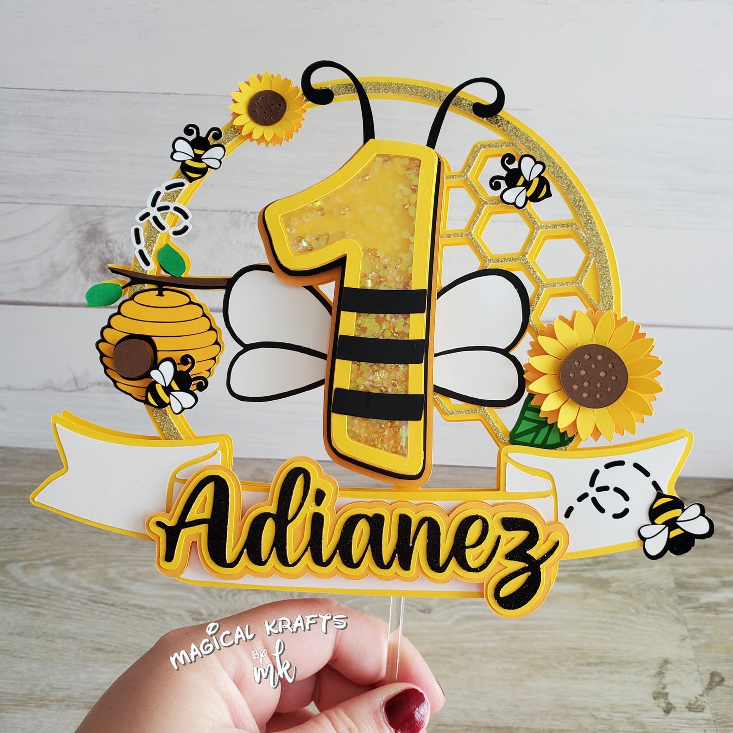 Honey Bee Cake Topper