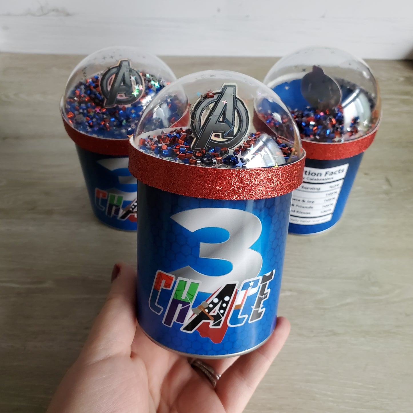 Heroes Chip Cans/Party Favors