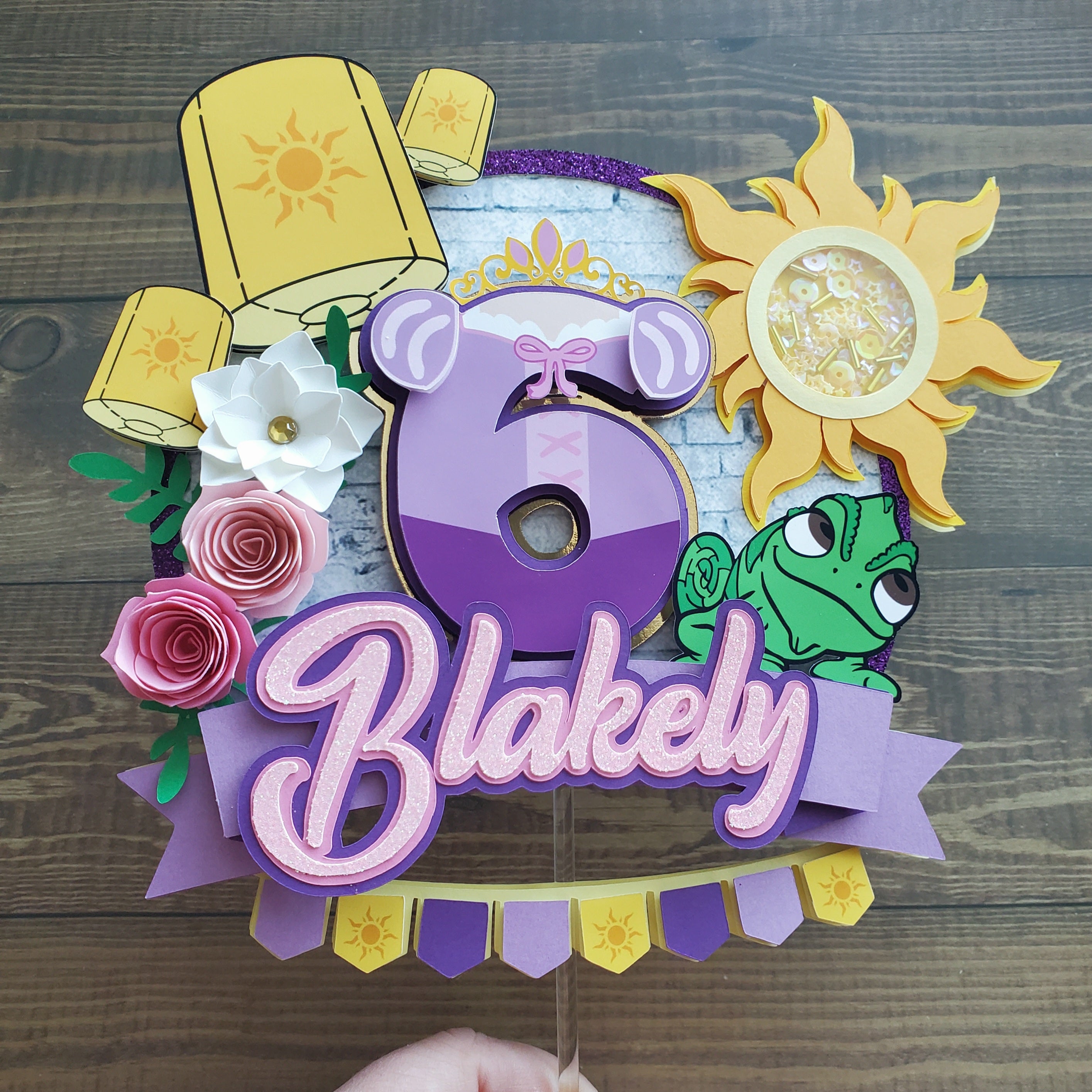 RAPUNZEL CAKE TOPPER | Rapunzel cake, Rapunzel cake topper, Cake toppers