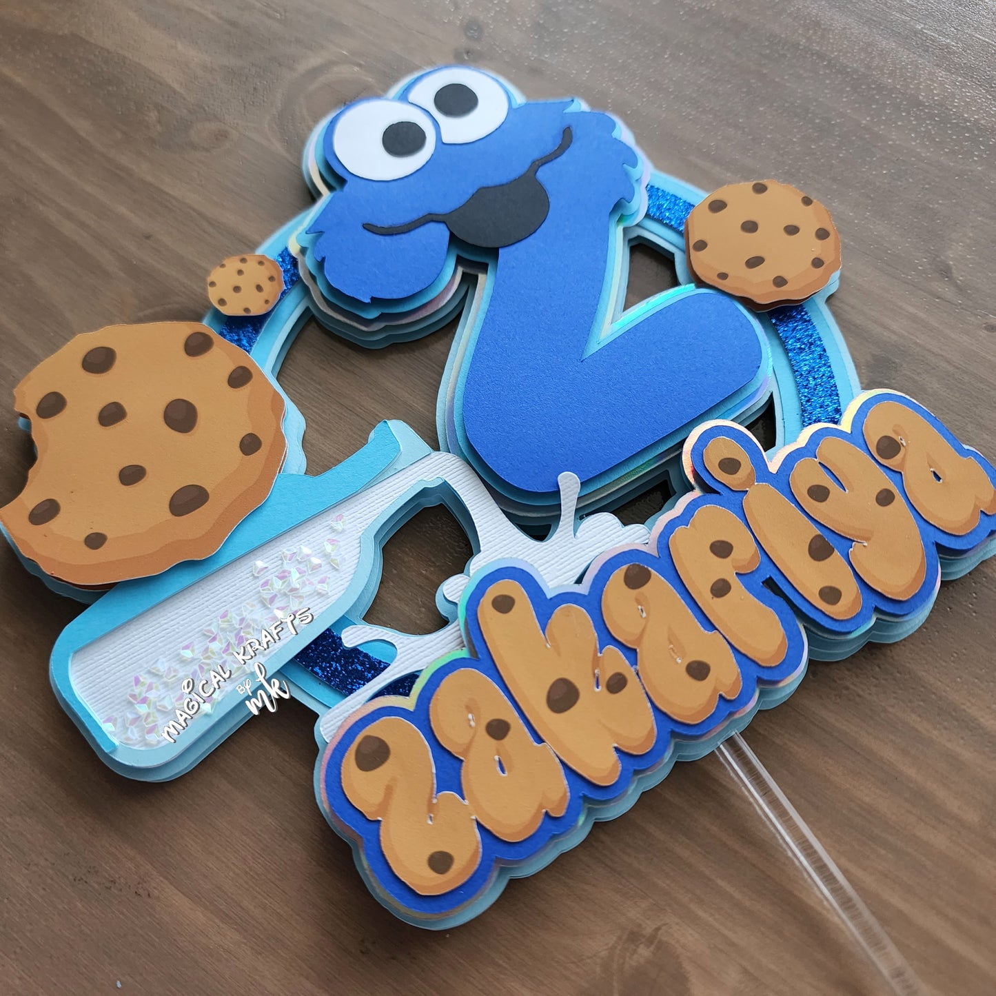 Monster Cookie Cake Topper