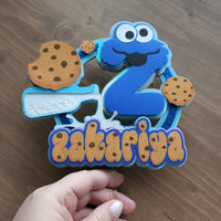 Monster Cookie Cake Topper