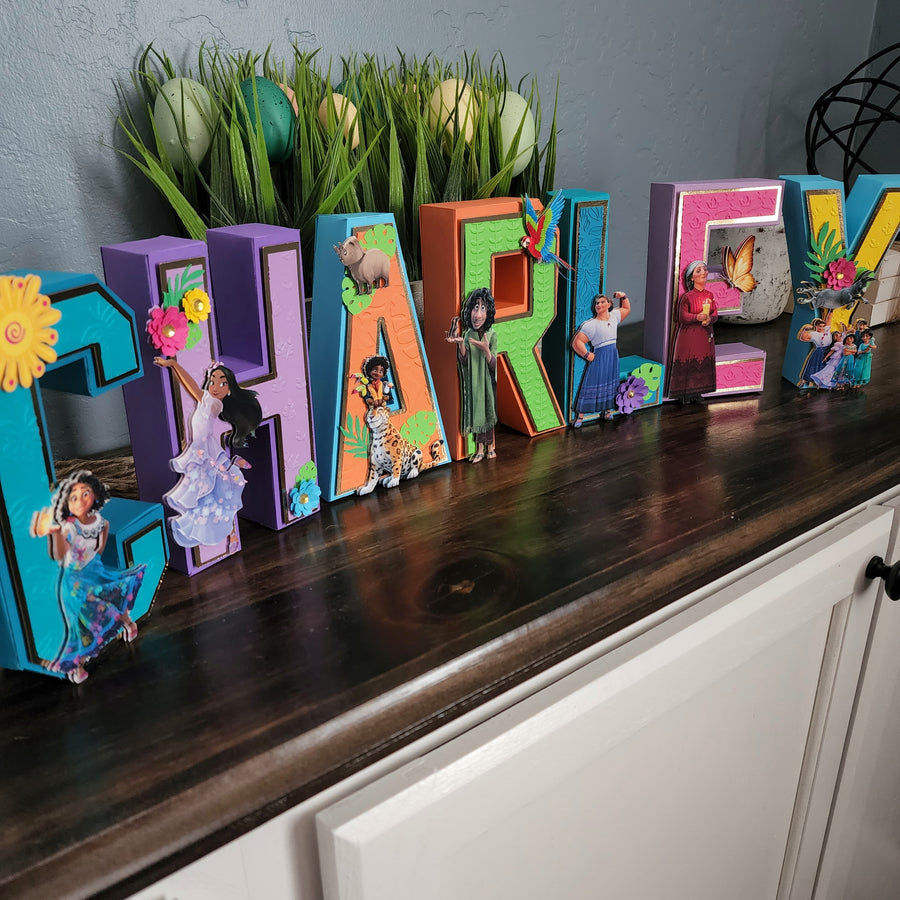 Encanto 3D Letters/Numbers