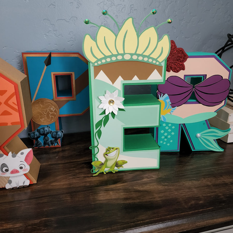 Princess 3D Letters/Numbers