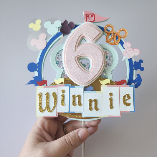 Vintage DW Cake Topper