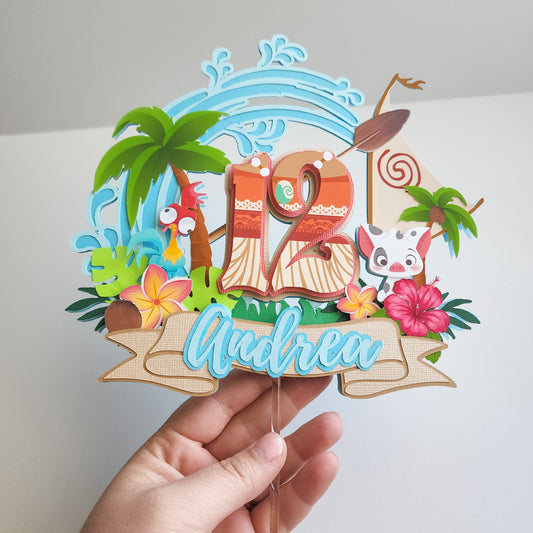 Moana & Friends  Cake Topper