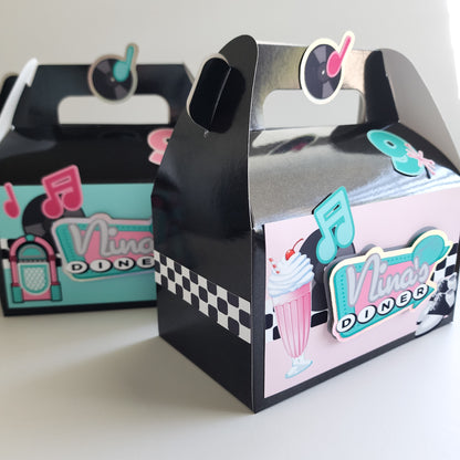 50's Diner Favor Boxes