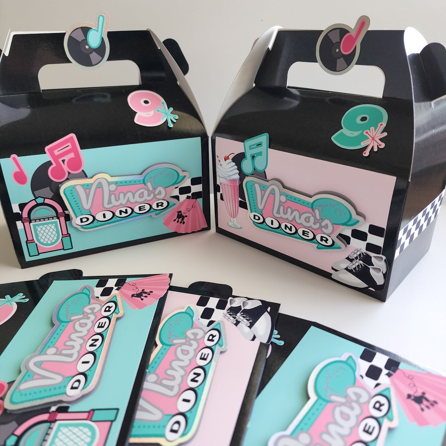 50's Diner Favor Boxes