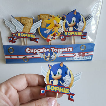 Hedgehog Cupcake Toppers