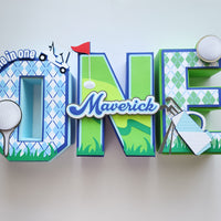 Hole in One 3D Letters/Numbers