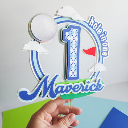 Hole In One Cake Topper