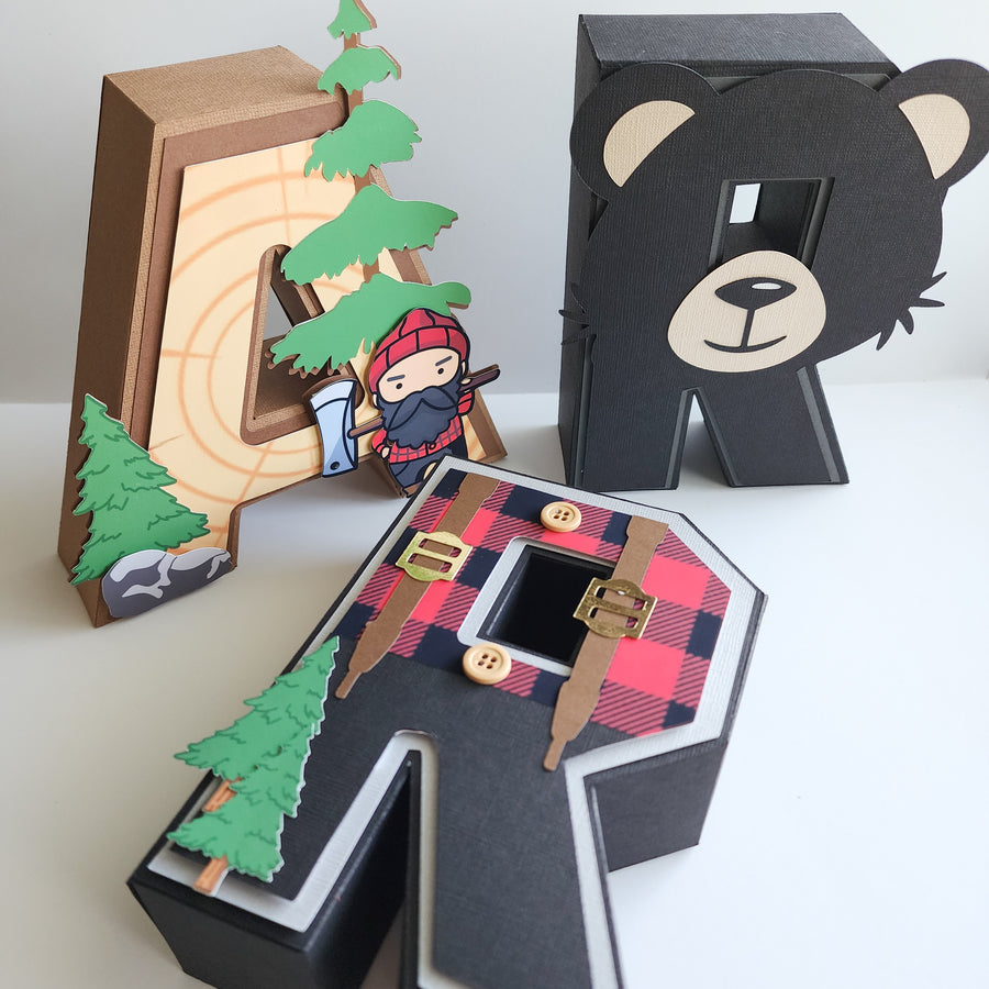 Lumberjack 3D Letters
