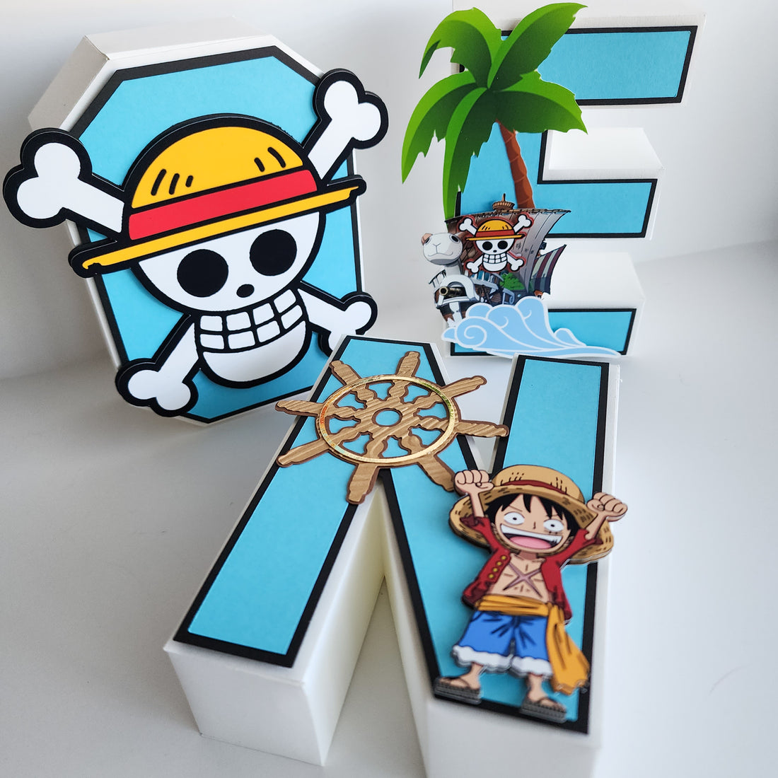 One Piece 3D Letters/Numbers