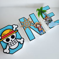 One Piece 3D Letters/Numbers