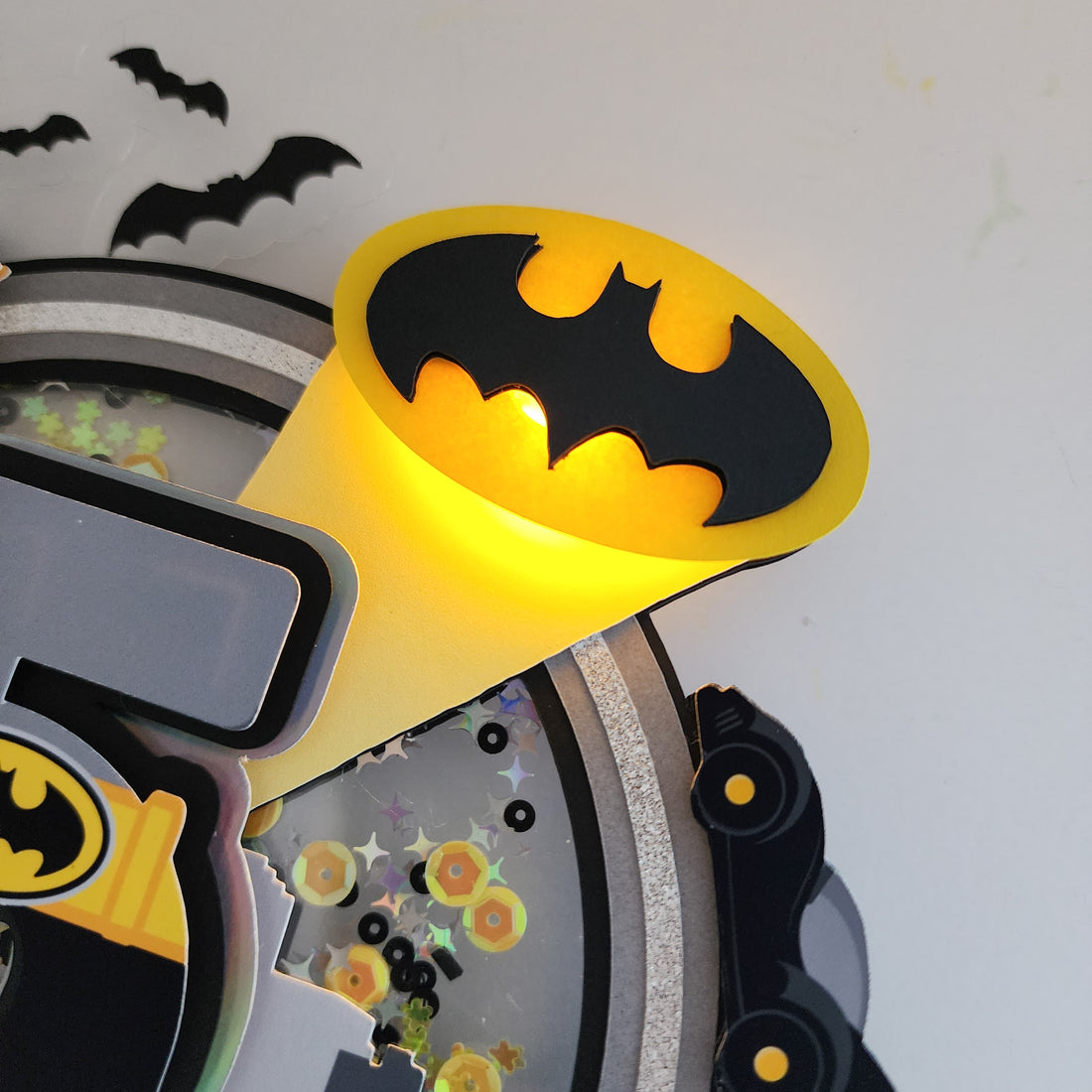 Dark Bat Cake Topper