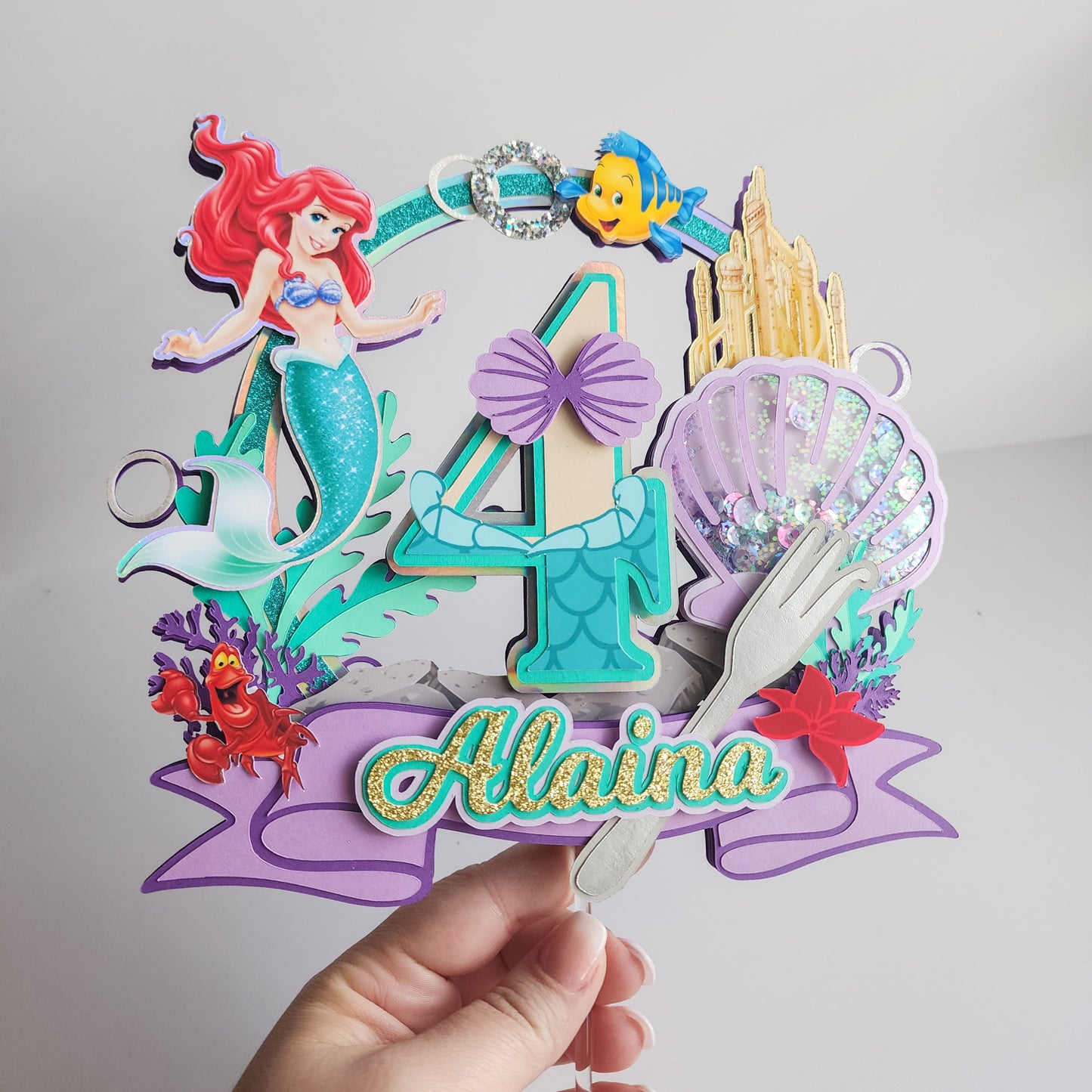 Ariel Cake Topper