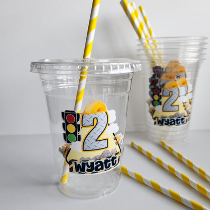 Construction Party Cups