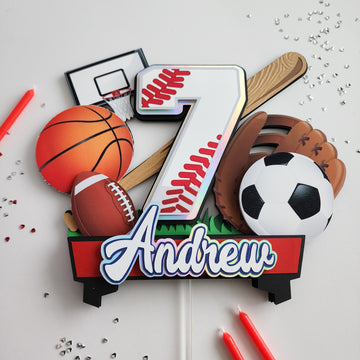 Sports Cake Topper