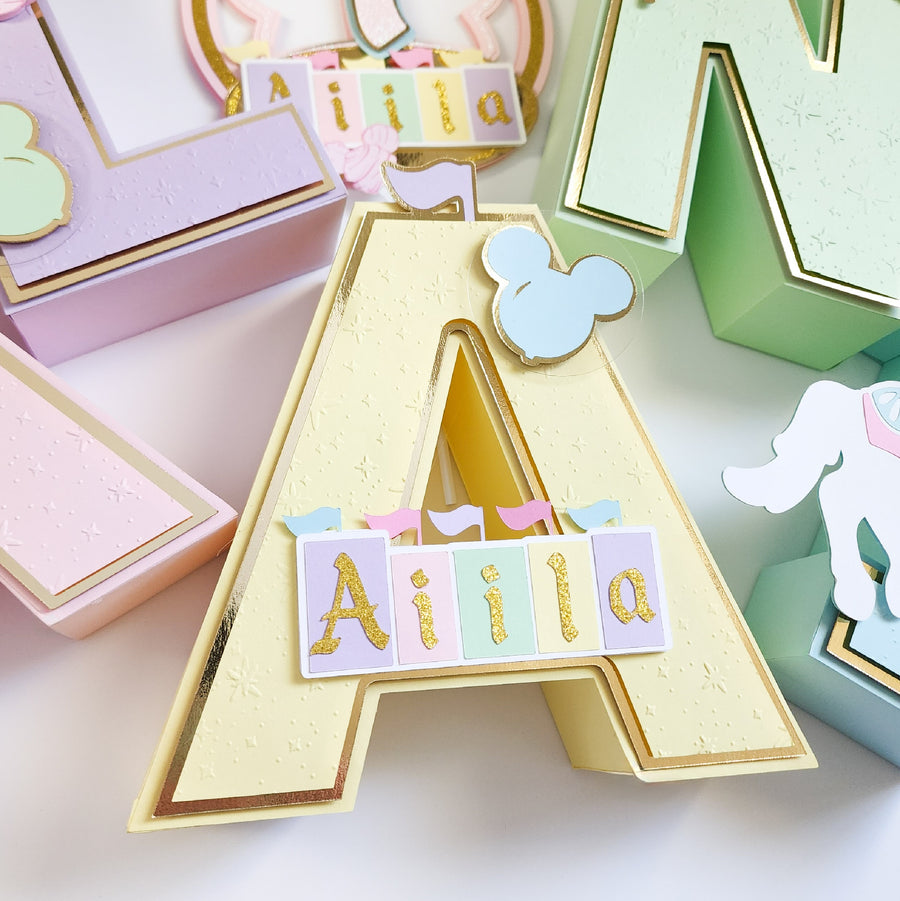 Vintage Park 3D Letters/Numbers