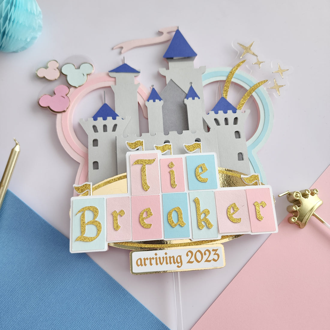 Magical Announcement Cake Topper