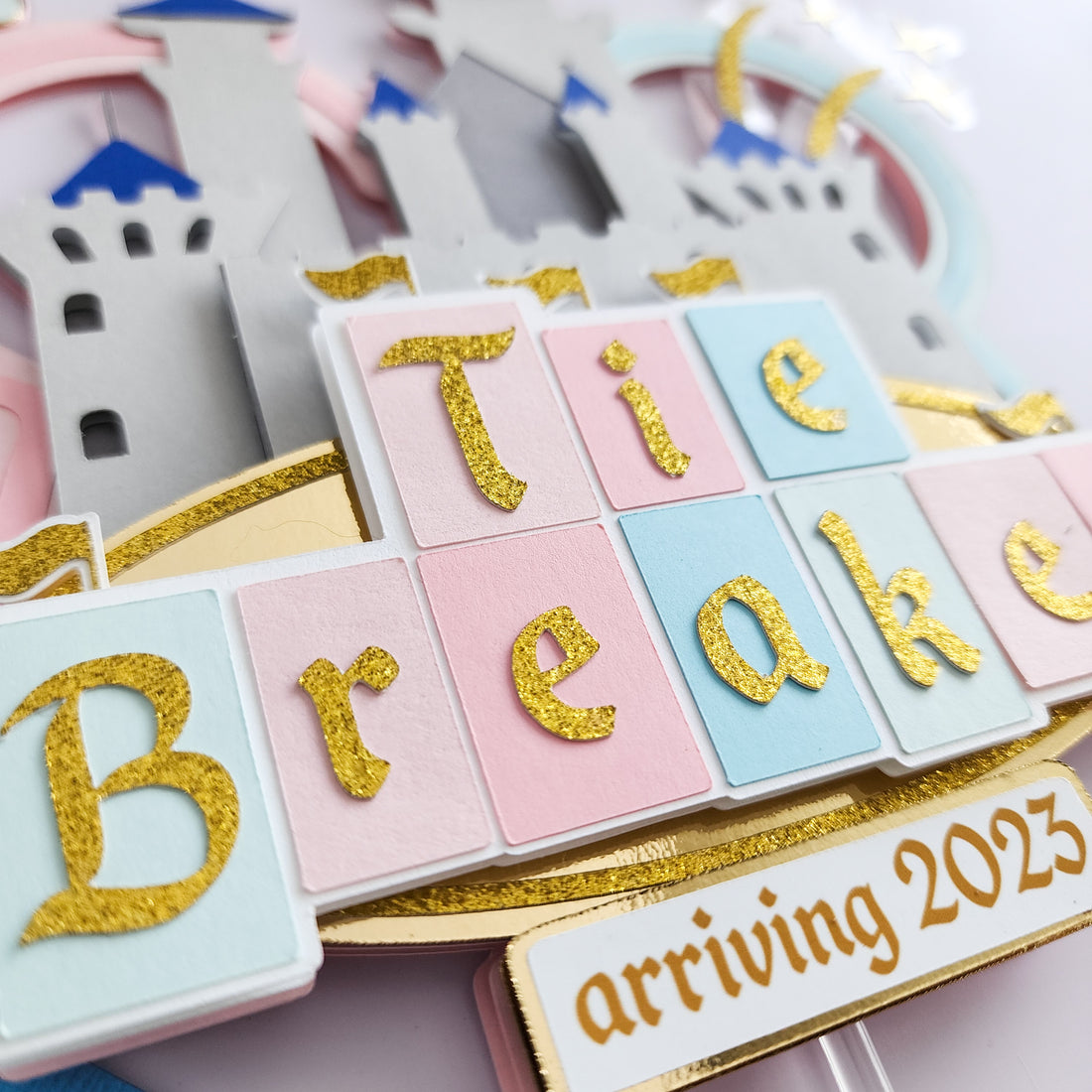 Magical Announcement Cake Topper