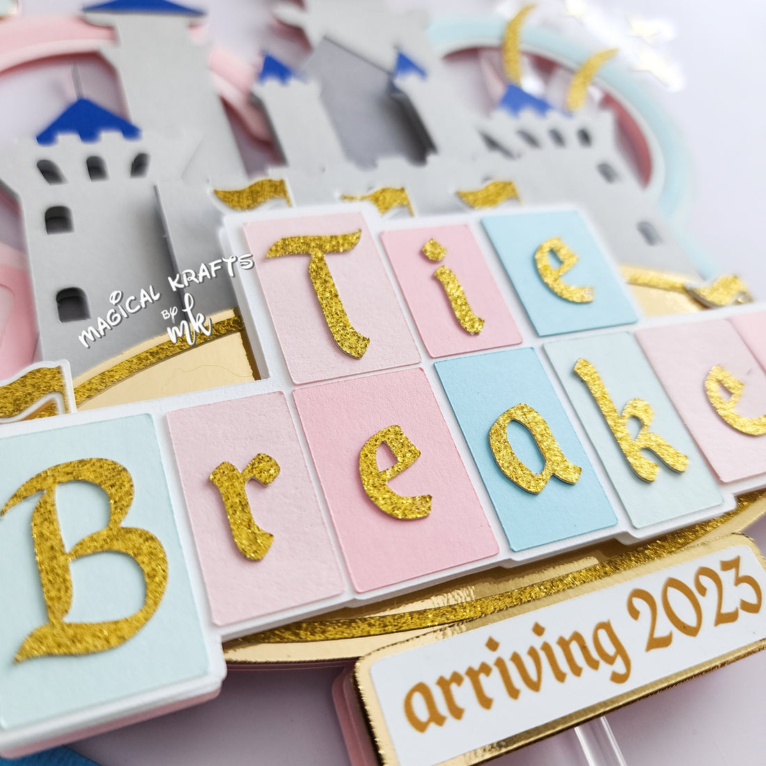 Magical Announcement Cake Topper