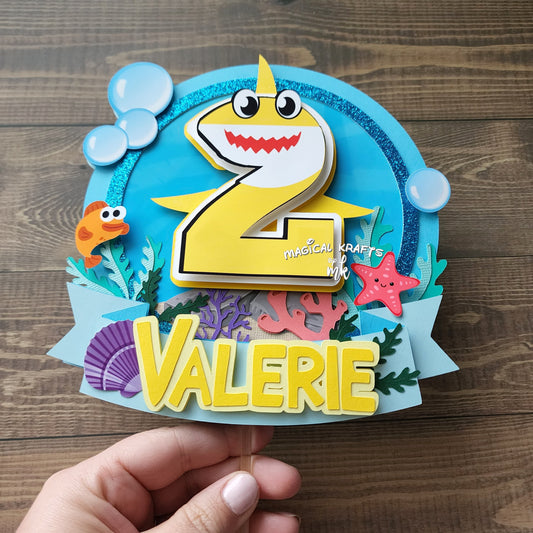 Shark Baby Cake Topper